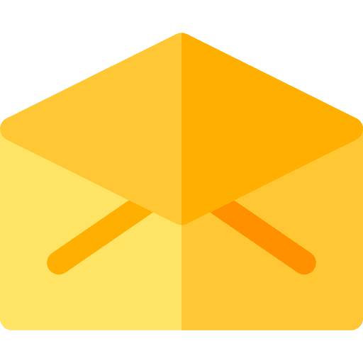 Opened opened seo and web envelope icon