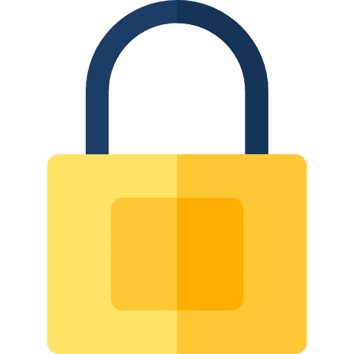Padlock lock security padlock icon