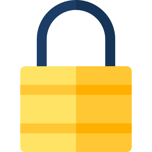 Padlock padlock locked seo and web icon