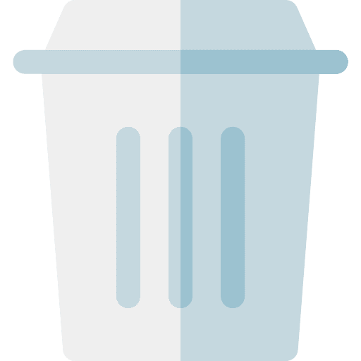 Garbage miscellaneous tools and utensils can icon