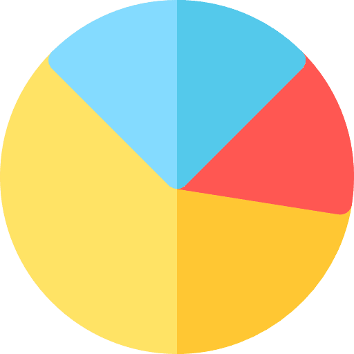 Pie chart marketing pie chart stats icon