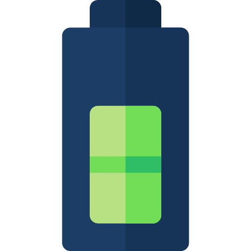 Battery technology battery status electronics icon