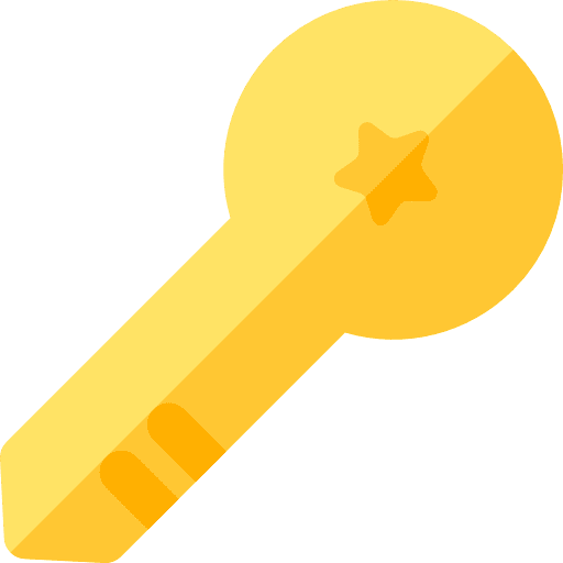 Key pass access tools and utensils icon