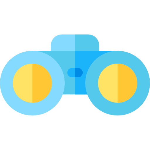 Binoculars networking binoculars find icon