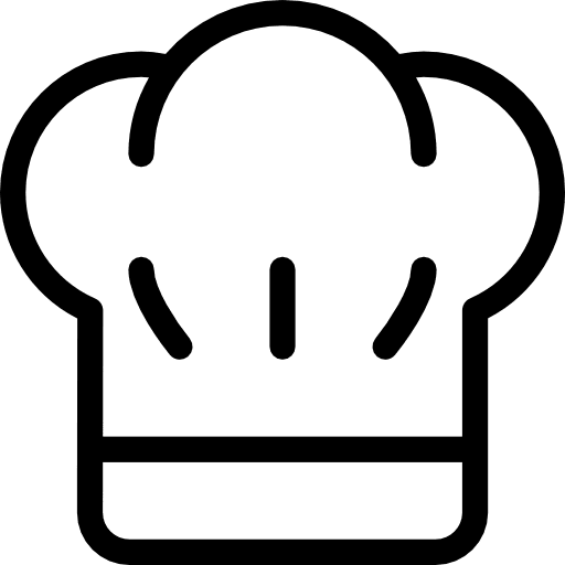 Chef cook islands restaurant cook hat icon