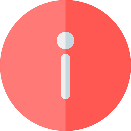 Information circular help shapes icon