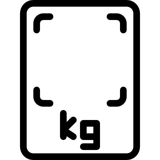 Kitchen scale food kitchen pack tools and utensils icon