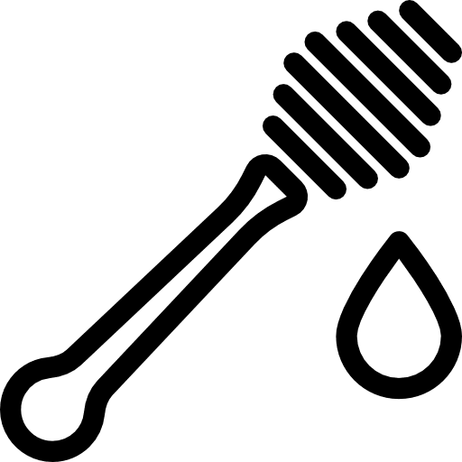 Honey organic honey food and restaurant icon Honey organic honey food and restaurant icon