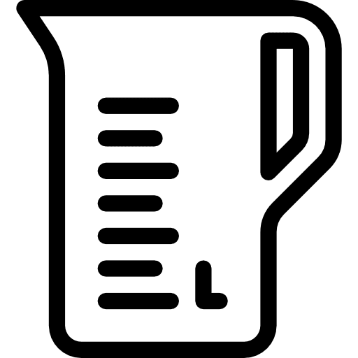Measuring cup volumetric miscellaneous measurement icon Measuring cup volumetric miscellaneous measurement icon