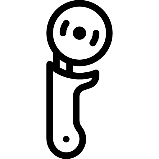 Pizza cutter kitchenware pizza cutter food and restaurant icon Pizza cutter kitchenware pizza cutter food and restaurant icon