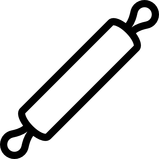 Rolling pin kitchenware rolling pin kitchen utensils icon Rolling pin kitchenware rolling pin kitchen utensils icon