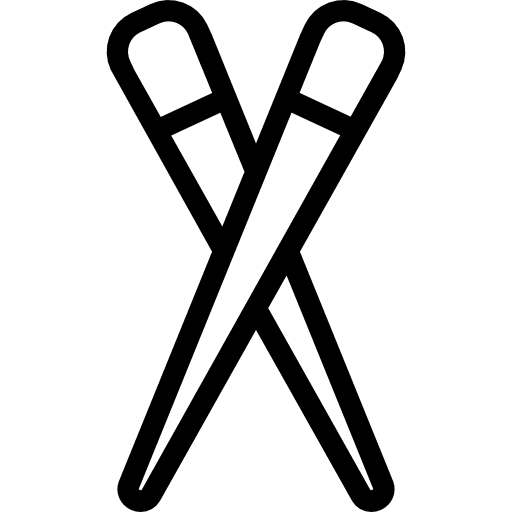 Chopsticks japanese asian chopsticks icon Chopsticks japanese asian chopsticks icon