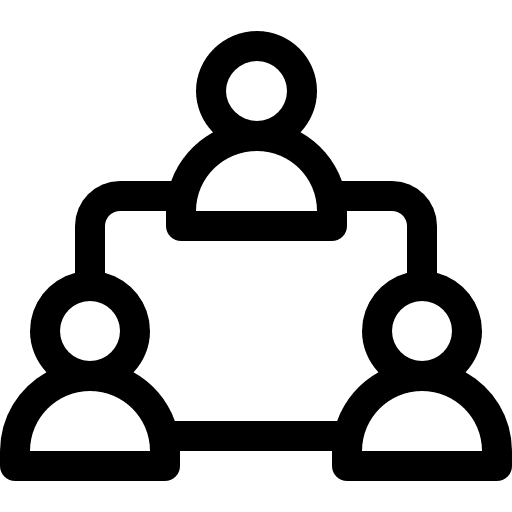 Group network networking business icon