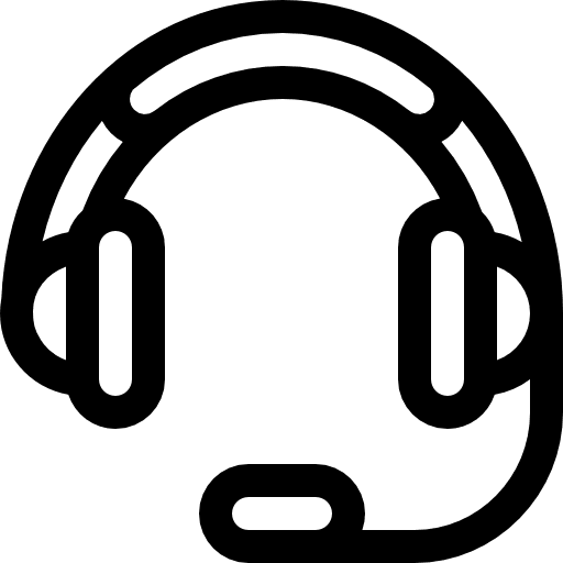 Headset headset headphones microphone icon