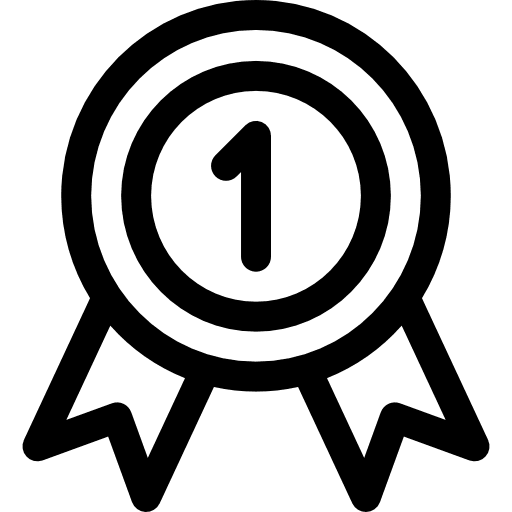 Medal quality award winner icon