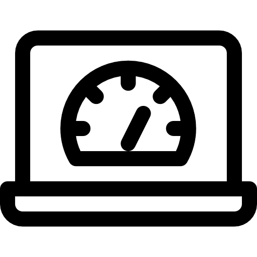 Dashboard communications speedometer dashboard icon