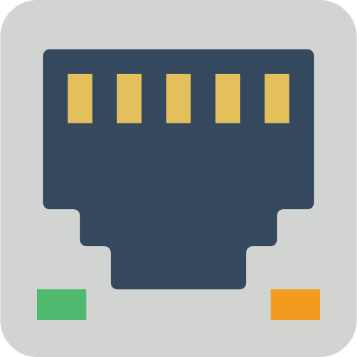 Ethernet internet connection technology icon