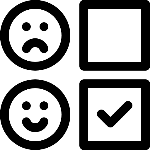 Review bad seo and web review icon