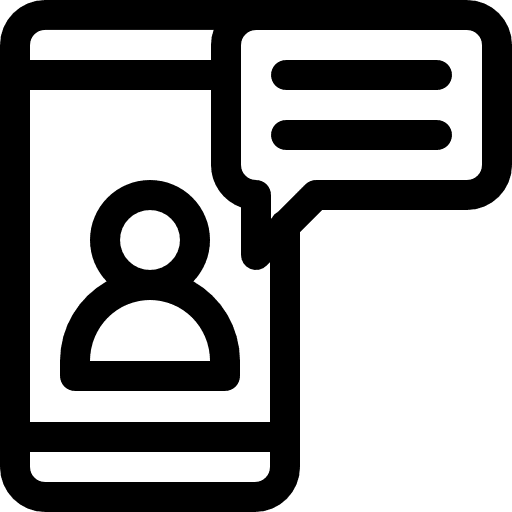 Smartphone communications technology cellphone icon