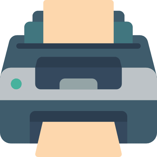 Printer technology tools and utensils ink icon