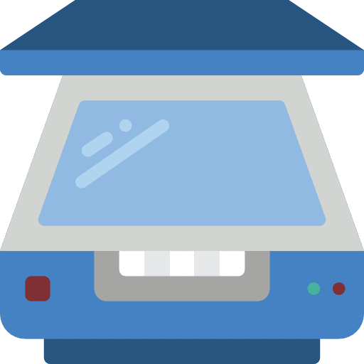 Scanner scan computer technology icon