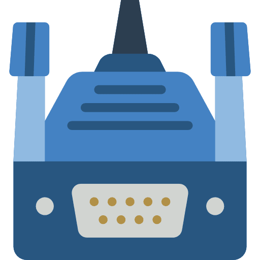 Vga computer cable electronic icon