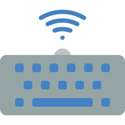 Keyboard electronic keyboard keys icon