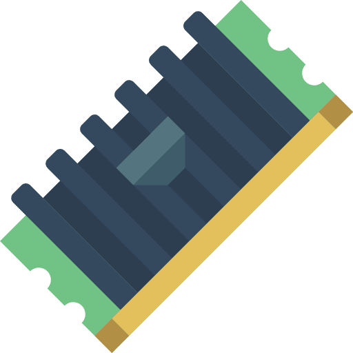 Ram chip ram electronics icon