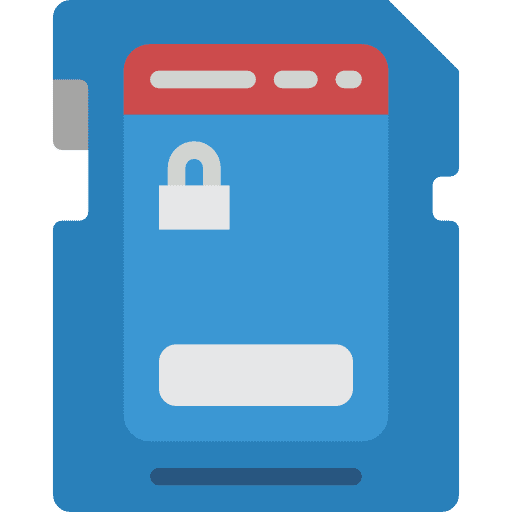 Sd card tools and utensils card sd card icon