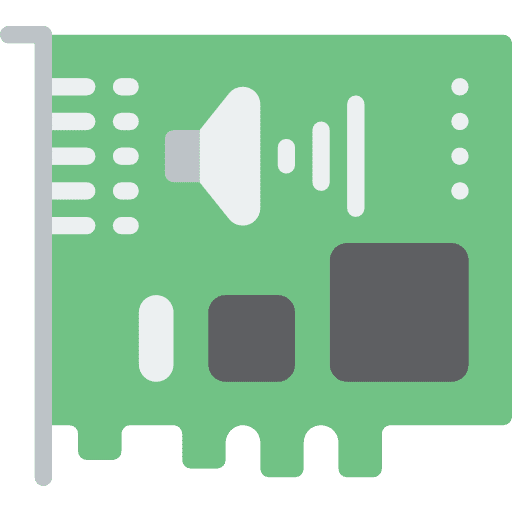 Sound card electronics sound card technology icon