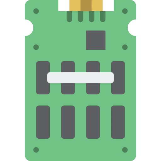 Ssd technology ssd storage icon
