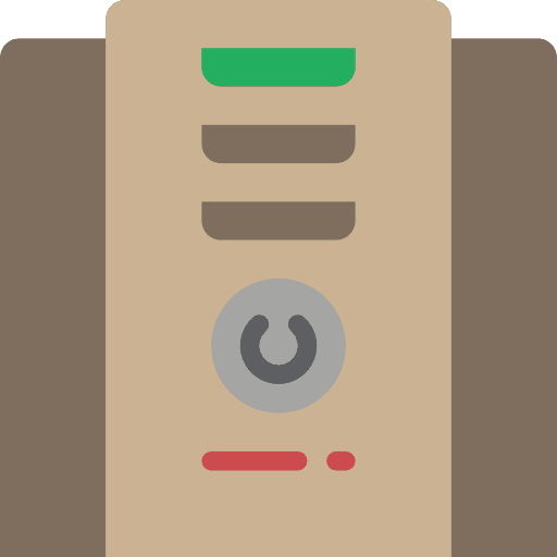 Tower multimedia tower electronic icon