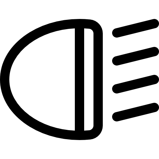 Car lights transportation symbol car icon