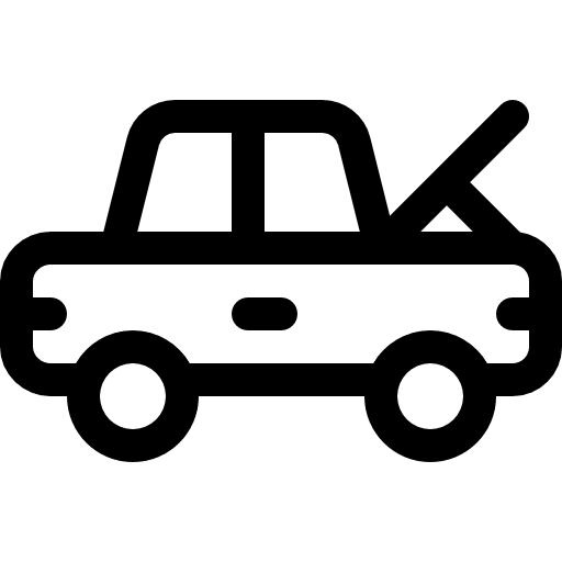 Damage transportation damage car icon Damage transportation damage car icon