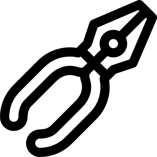 Pliers construction and tools improvement plier icon Pliers construction and tools improvement plier icon