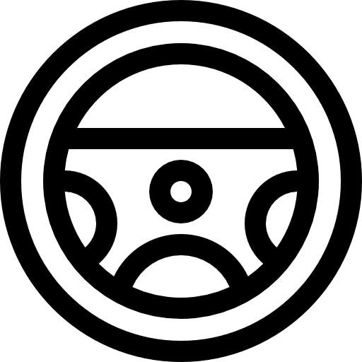 Steering wheel steering car transportation icon Steering wheel steering car transportation icon