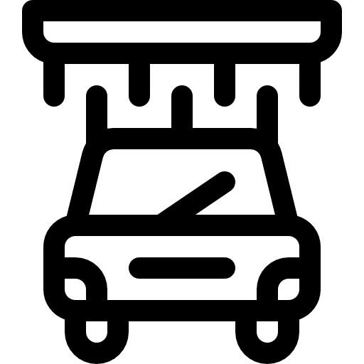 Car wash vehicle wash tools and utensils icon Car wash vehicle wash tools and utensils icon