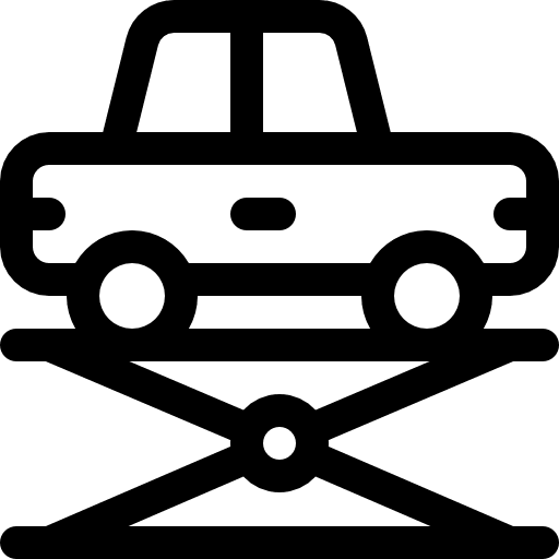 Elevator construction and tools transport lift icon Elevator construction and tools transport lift icon