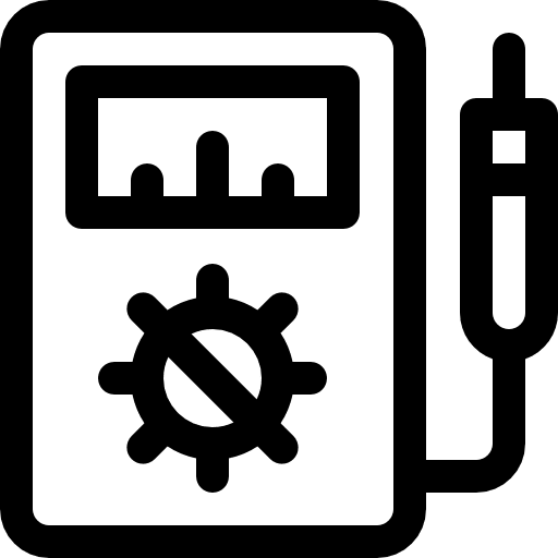 Voltmeter industry voltmeter measuring icon Voltmeter industry voltmeter measuring icon