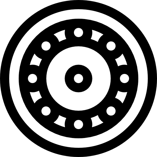 Wheel part gear transportation icon Wheel part gear transportation icon