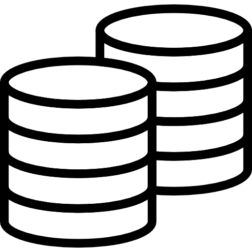 Databases databases files usage icon
