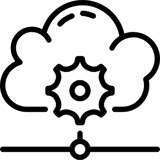 Cloud computing interface ui hierarchical structure icon