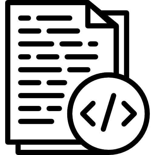 Coding computing computer file icon