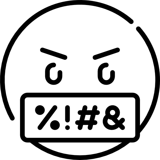 Angry angry smileys emoji icon
