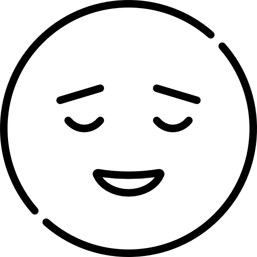 Calm smileys emoticons feelings icon