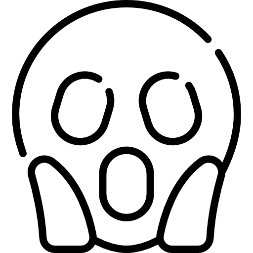 Shocked emoticons smileys feelings icon