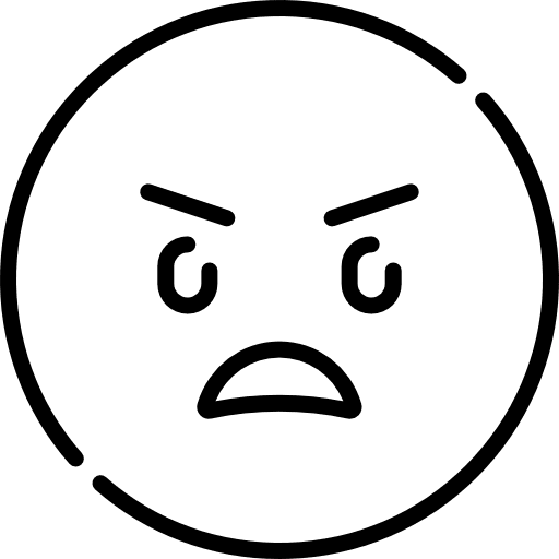 Angry angry anger emoticons icon