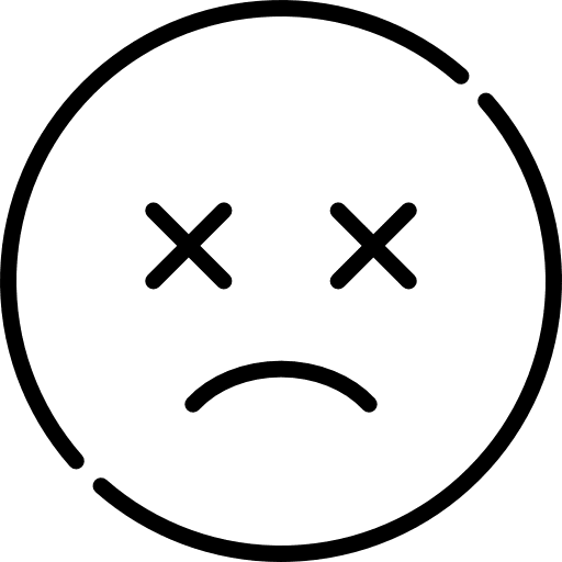 Dead feelings dead emoji icon