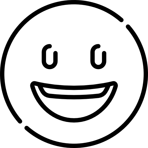 Happy emoji smileys emoticons icon