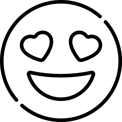 In love feelings emoticons in love icon